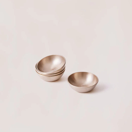 Bronze Kansa Dip Bowl, 1.5" - Set of 4 - Fluent Trends