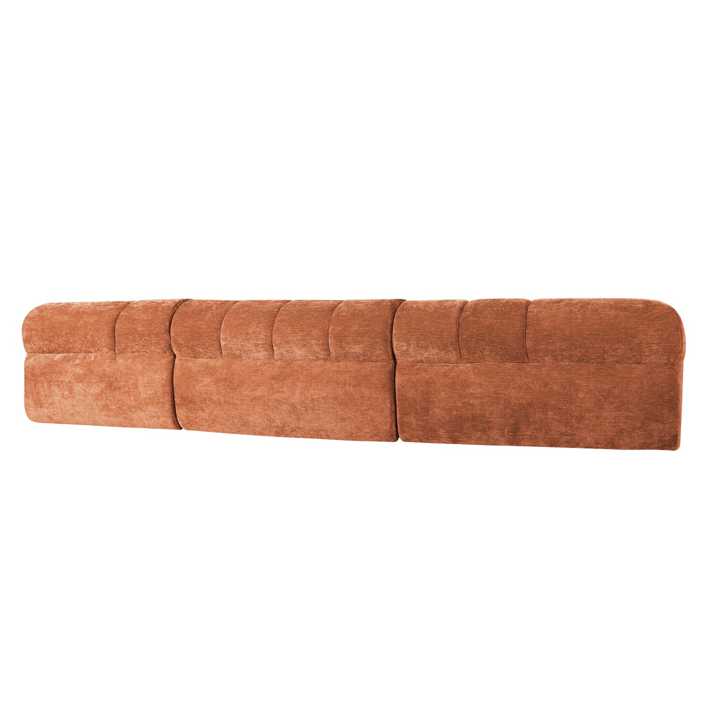 122' Modern L-Shaped Sectional Sofa with High-Density Sponge Right Hand Facing
