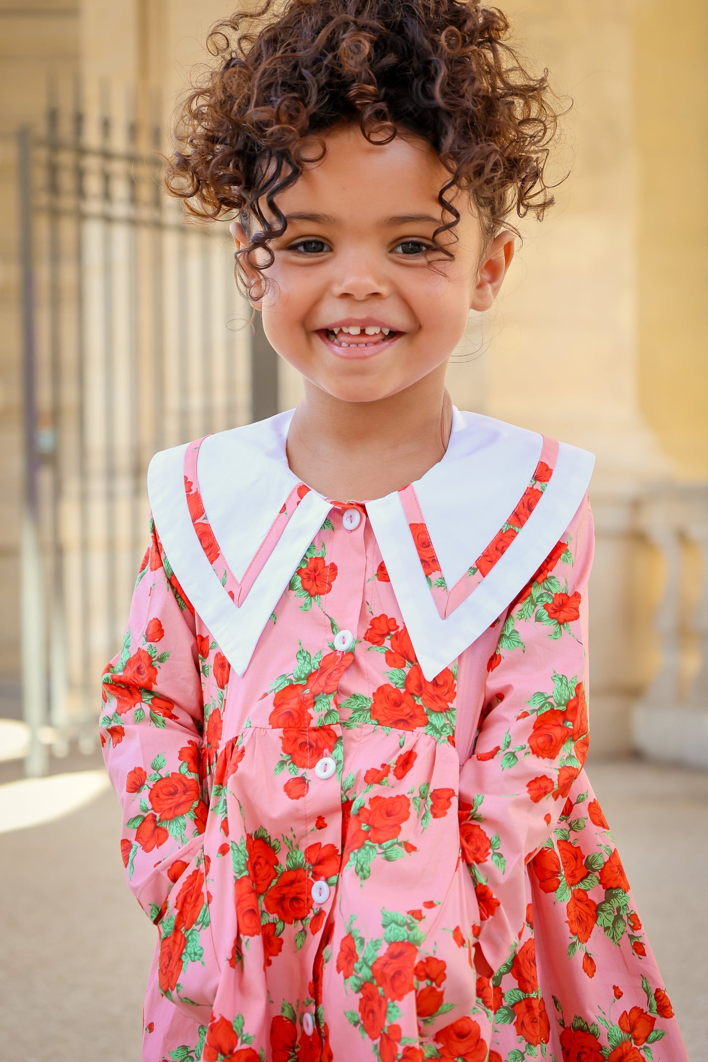 Toddler | Girls | Garden Dress | Vintage Rose - Fluent Trends