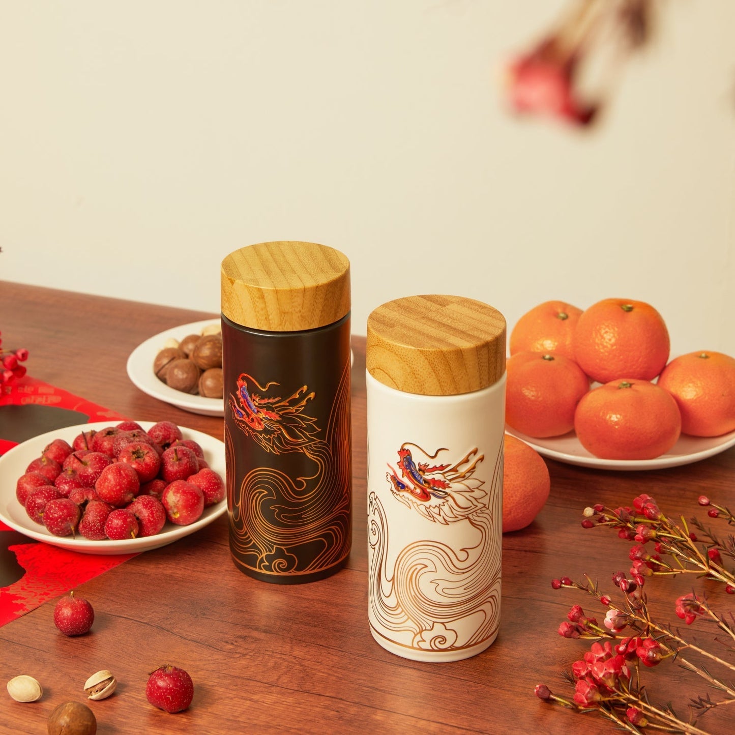 ACERA Vibrant Dragoncloud Ceramic Tumbler - Fluent Trends