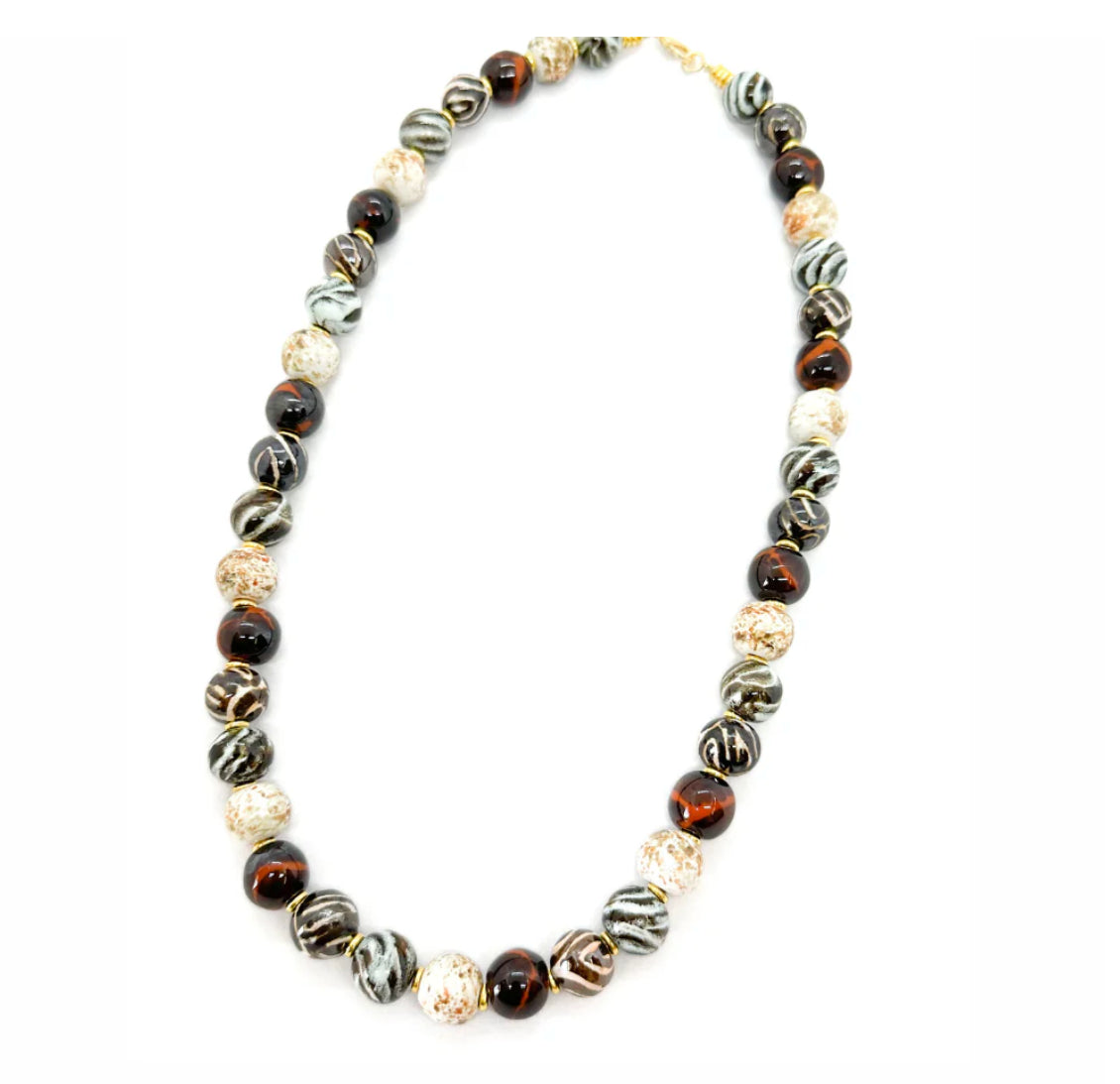 African Gold Necklace Powered by People