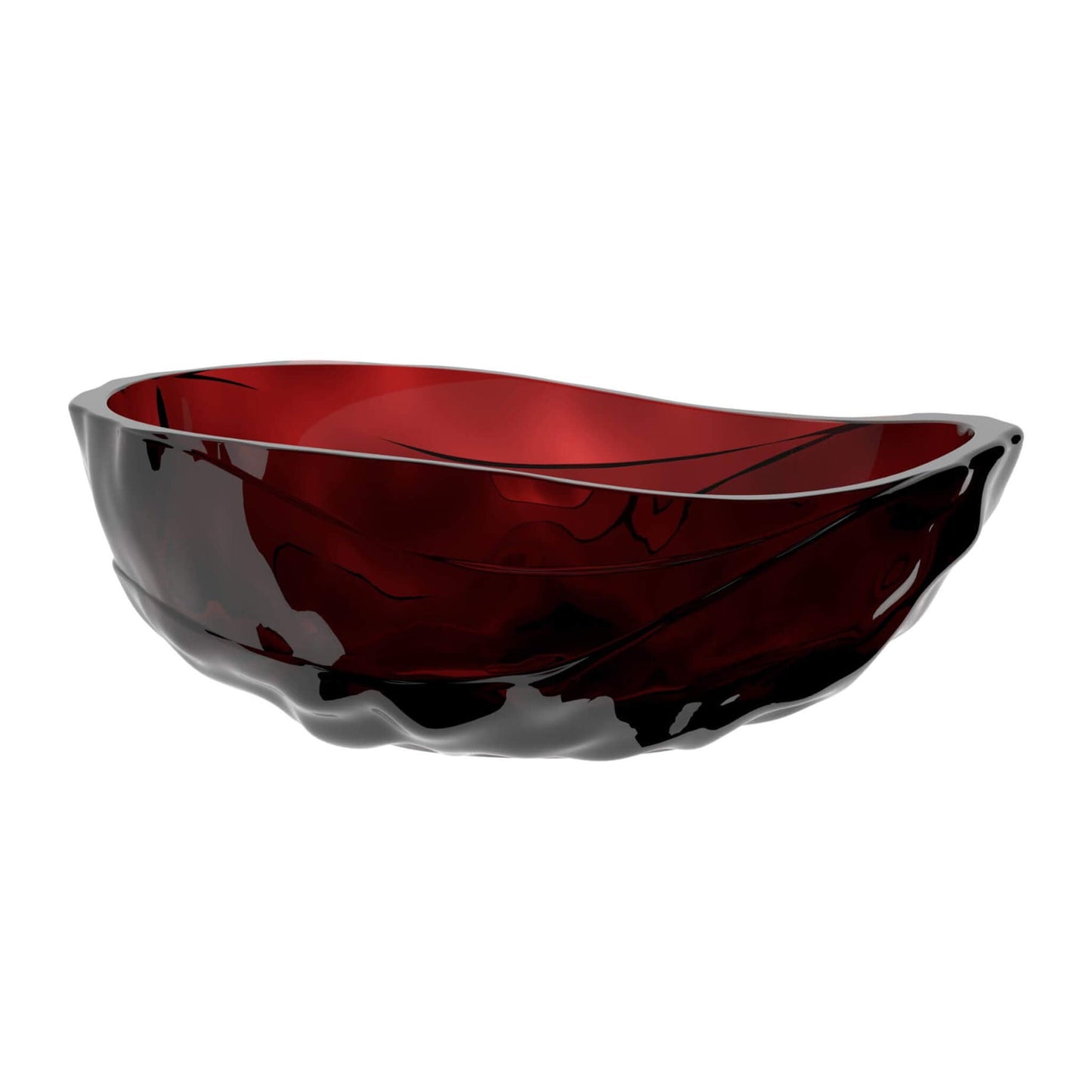 Extra Large 67" Modern Freestanding Oval Resin Soaking Bathtub (SAK14326) SAKSBY.com