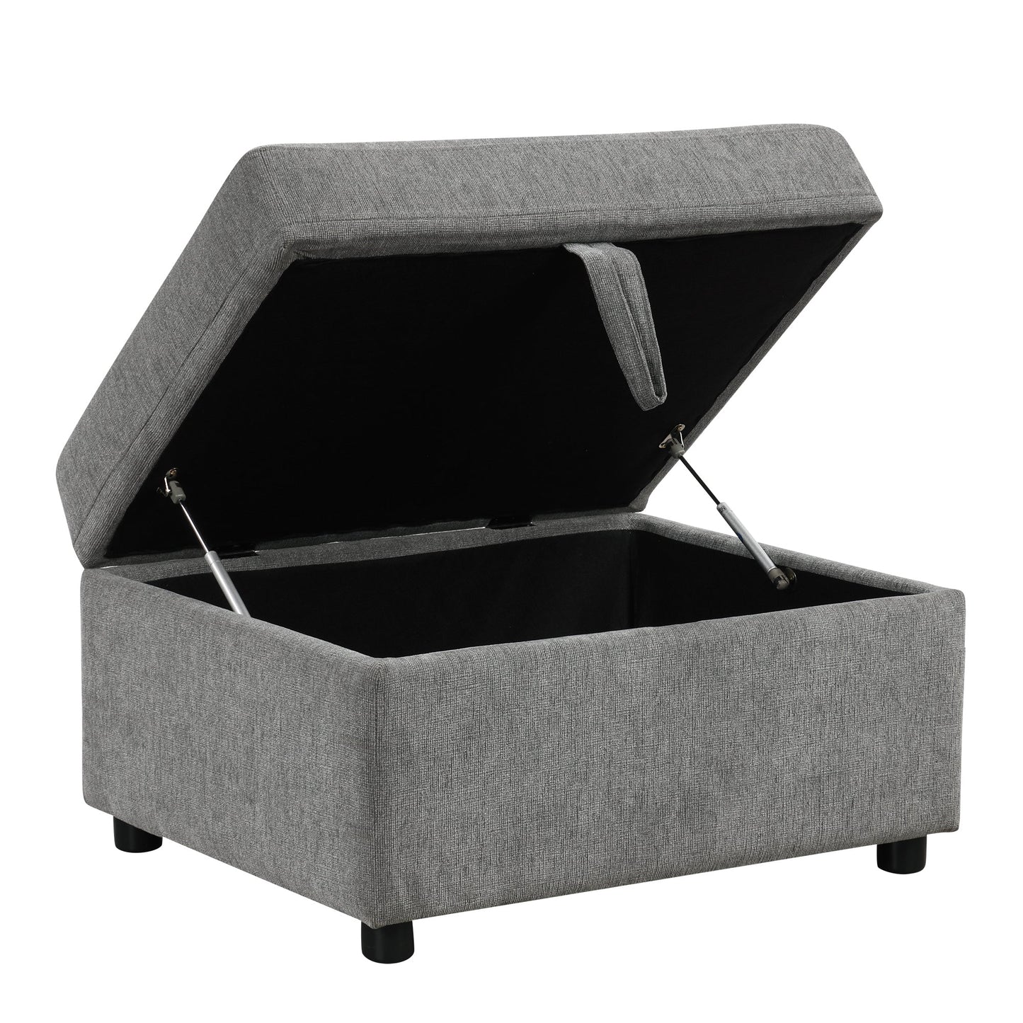109.1' Sectional Sofa Convertible Pull-out Sofa Bed with Storage Ottoman Streamdale Furniture