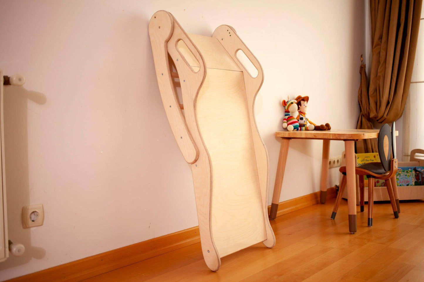 Foldable Wooden Slide Kidodido