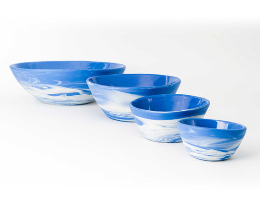 4 Piece Handcrafted Cloudware Nesting Set - Fluent Trends