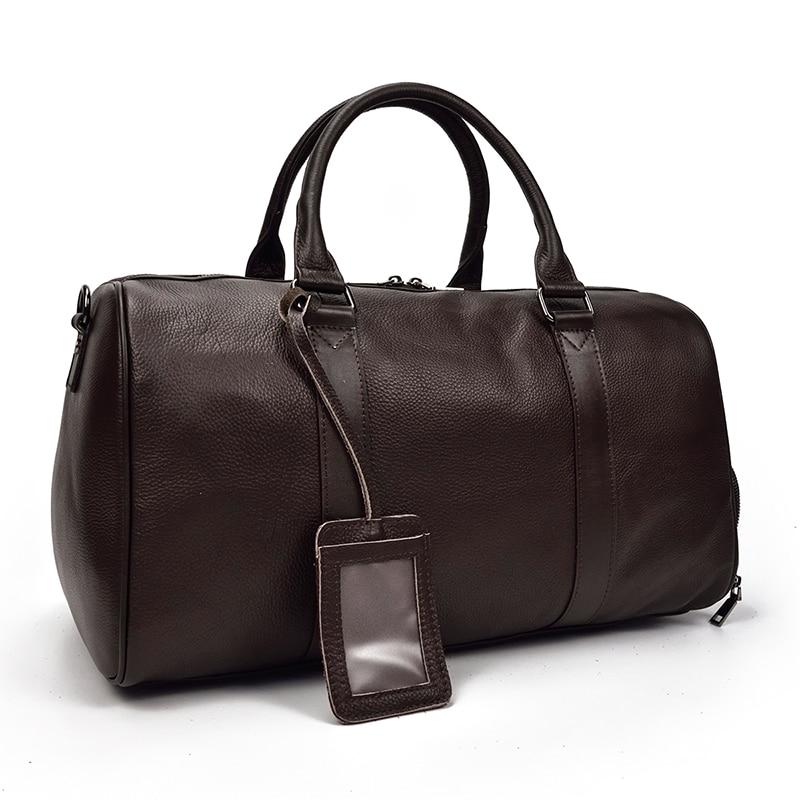 The Endre Weekender | Black Pebbled Leather Weekender - Fluent Trends