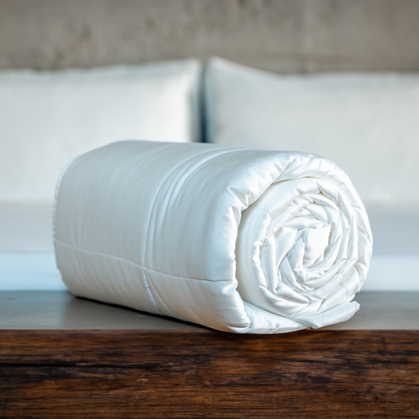Cooling Comforter Set – Temperature-Regulating Eucalyptus Silk Comforter & Pillow Shams ecobrands®