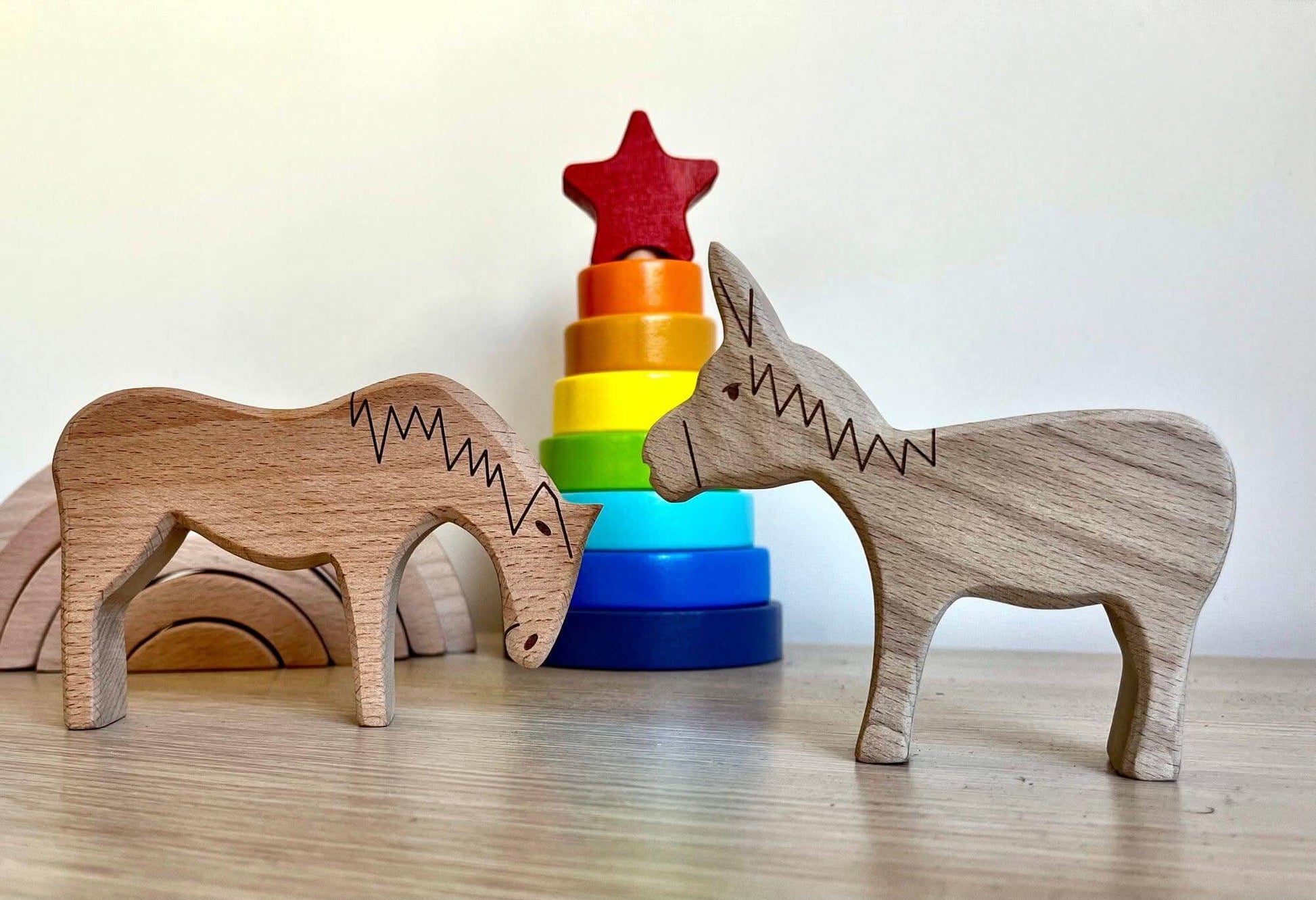 Wooden Farm Animals Set - Fluent Trends