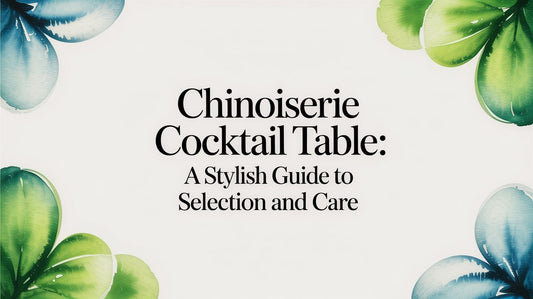 Chinoiserie Cocktail Table: A Stylish Guide to Selection and Care - Fluent Trends