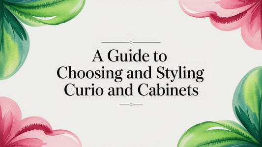 A Guide to Choosing and Styling Curio and Cabinets - Fluent Trends
