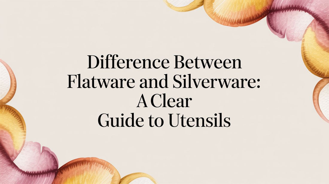 Difference Between Flatware and Silverware: A Clear Guide to Utensils