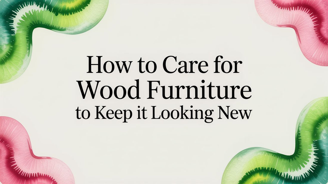 How To Care For Wood Furniture To Keep It Looking New - Fluent Trends