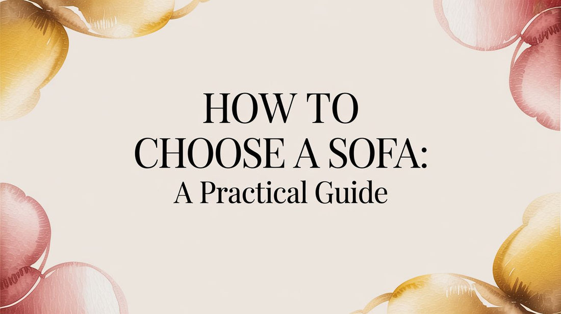 How to Choose a Sofa A Practical Guide - Fluent Trends