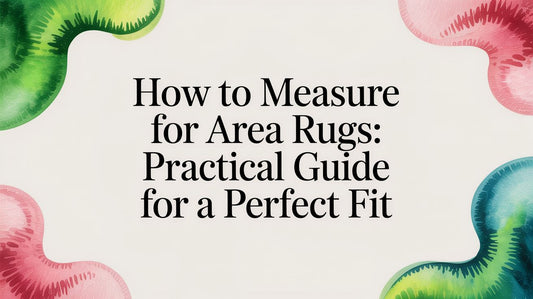 How to measure for area rugs: Practical Guide for a Perfect Fit