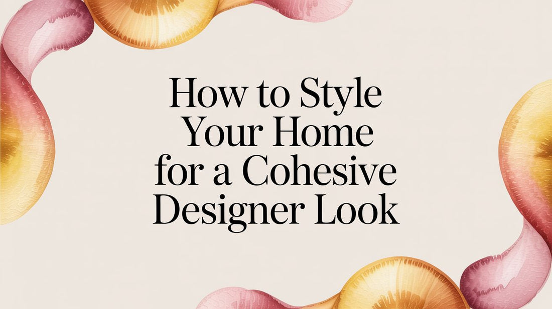 How to Style Your Home for a Cohesive Designer Look