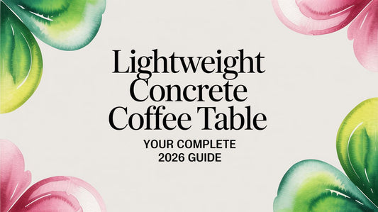 Lightweight Concrete Coffee Table Your Complete 2026 Guide