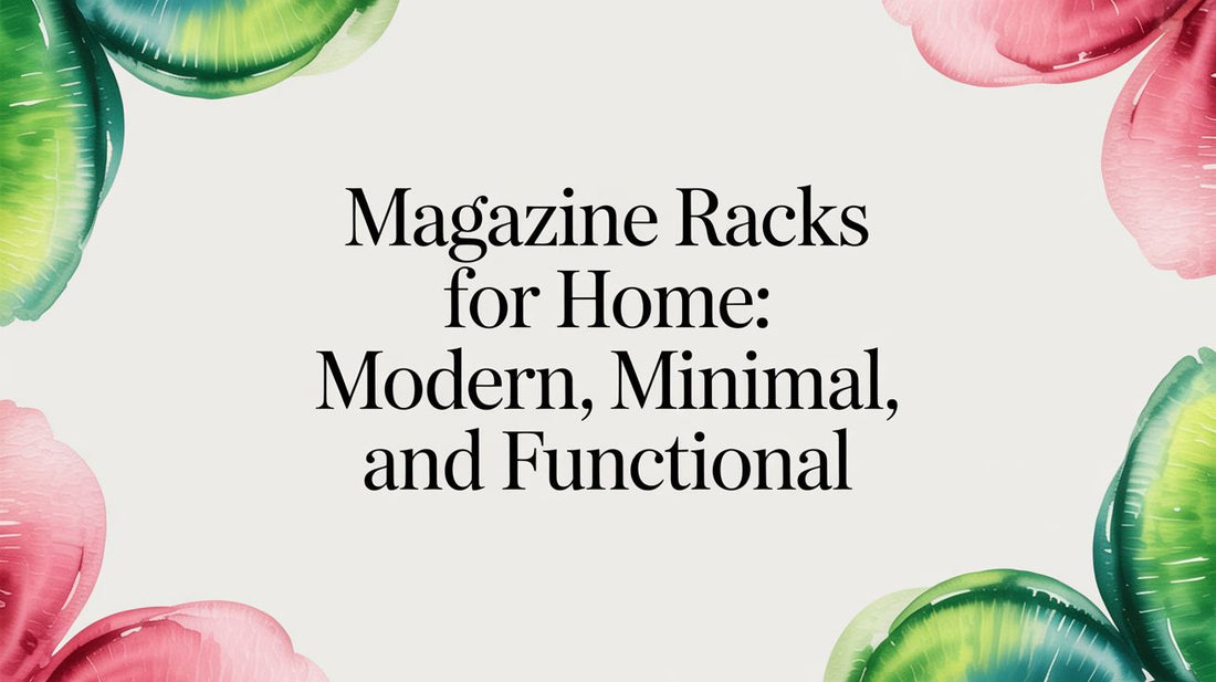 Magazine Racks for Home: Modern, Minimal, and Functional - Fluent Trends