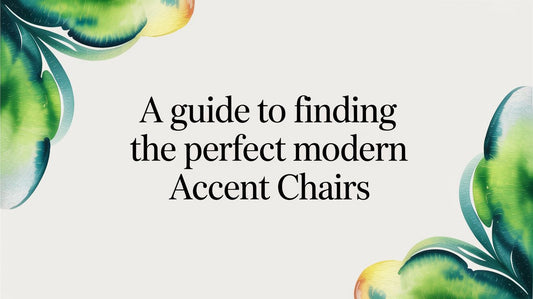 A Guide to Finding the Perfect Modern Accent Chairs