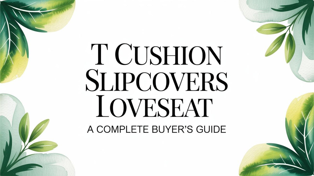 T Cushion Slipcovers Loveseat A Complete Buyer's Guide - Fluent Trends