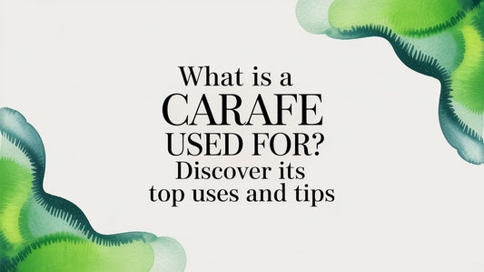 What Is a Carafe Used For? Discover Its Top Uses and Tips
