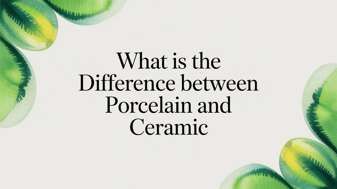 What Is the Difference Between Porcelain and Ceramic