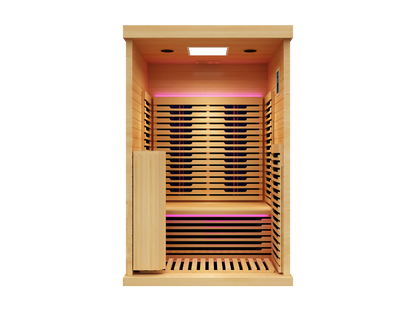 Peak Saunas Everest 2-Person Full Spectrum Infrared XL Medical-Grade Red Light Peak Wellness USA