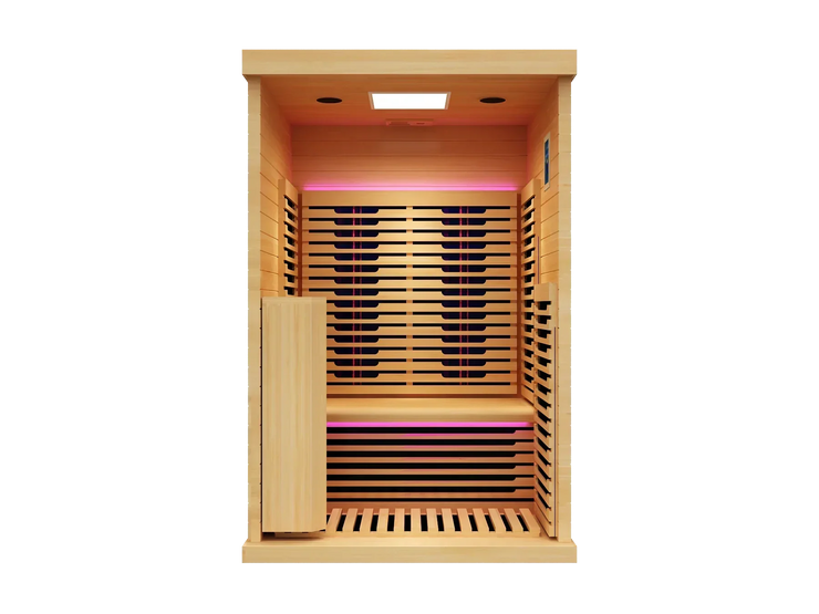 Peak Saunas Everest 2-Person Full Spectrum Infrared XL Medical-Grade Red Light - Fluent Trends
