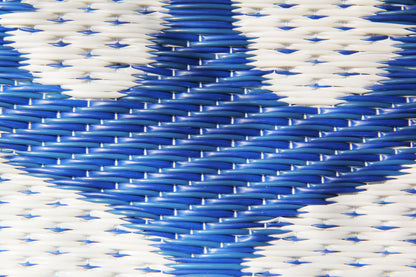 Anchor Blue & White Outdoor Mat / Rug