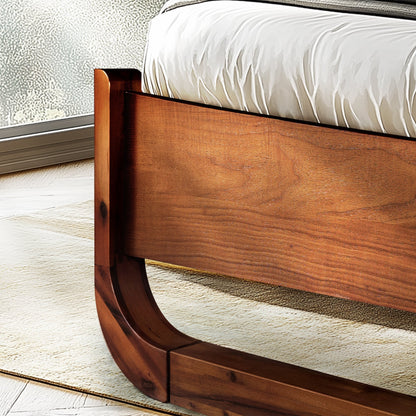 Rorns Sunset Platform Bed Frame With Headboard Megsu