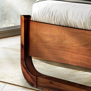 Rorns Sunset Platform Bed Frame With Headboard - Fluent Trends