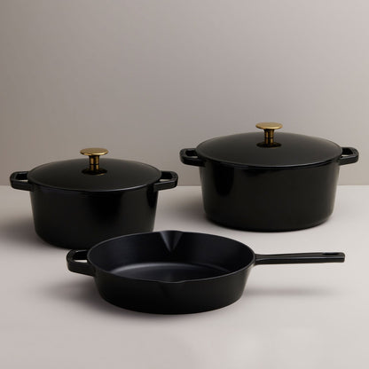 5-Piece Cast Iron Cookware Set