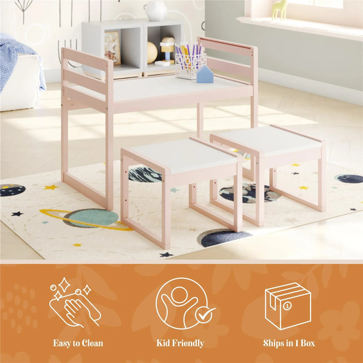 Signy 3-Piece Kids Activity Table Set - Fluent Trends