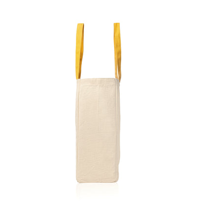 Organic Cotton Fair Trade Tote Bag with Pockets | Free to Imagine - Fluent Trends