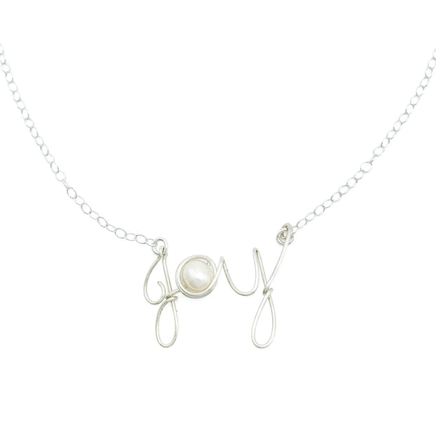 Joy sterling silver necklace - Fluent Trends