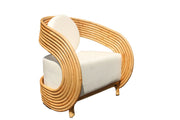 Madrid Rattan Upholstered Arm Chair - Fluent Trends
