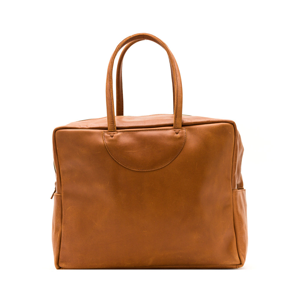 Bonnell Travel Bag | Natural Leather