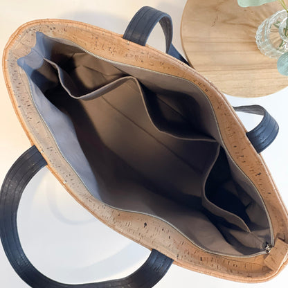 ADVOCATE zippered tote | COAL Carry Courage