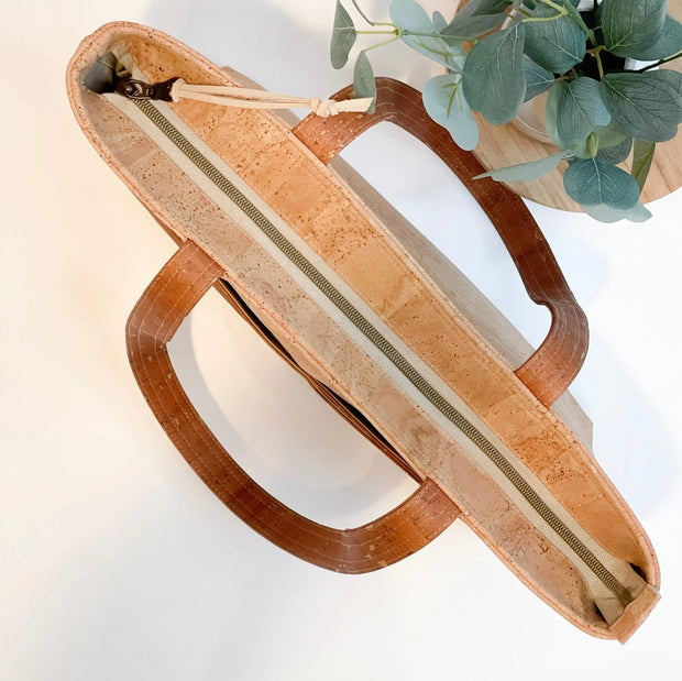 Advocate Zippered Tote | Sepia - Fluent Trends