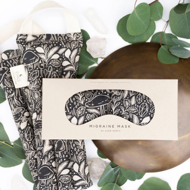 Eye Mask + Neck Wrap Bundle - Mystical Mushroom - Fluent Trends Eye Mask Set