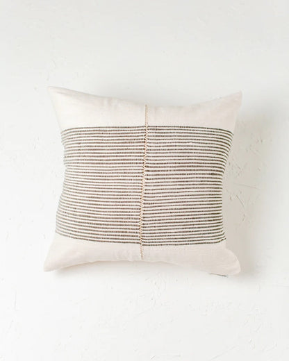 18" Riviera Hand-Stitch Throw Pillow Cover Powered by People