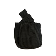 Mackenzie Knit Clutch in Black - Fluent Trends