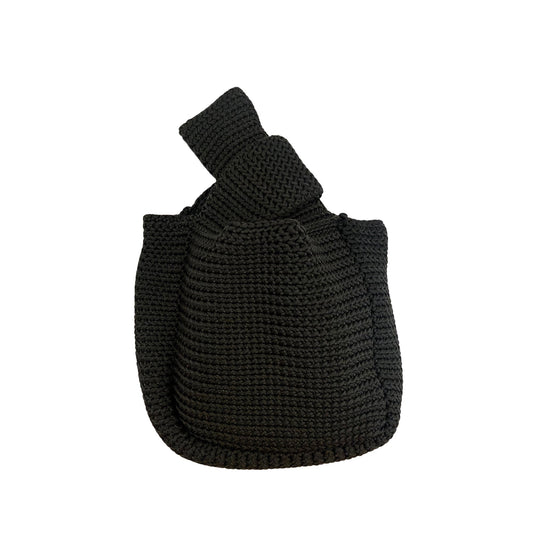 Mackenzie Knit Clutch in Black