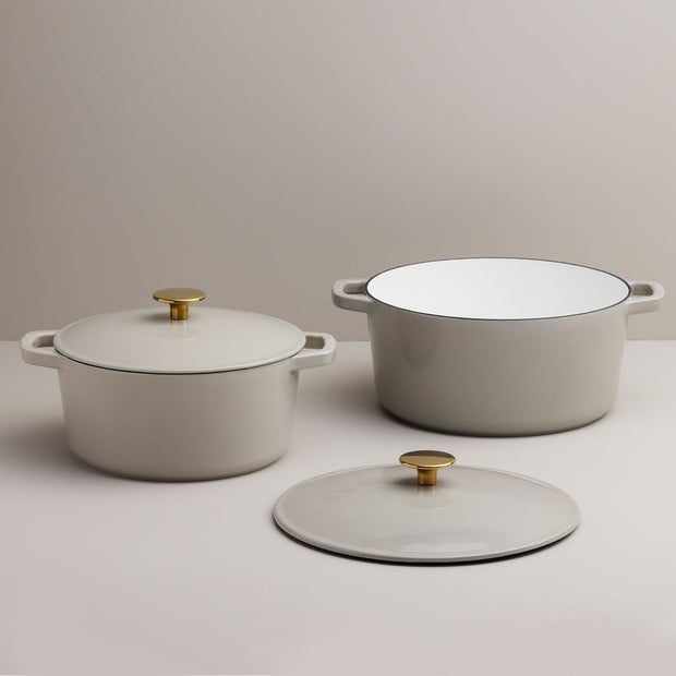 4-Piece Cast Iron Cookware Set - Fluent Trends Dutch Oven Cookware Set