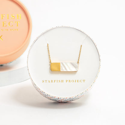 Courage Light and 14K Gold-Plated Necklace