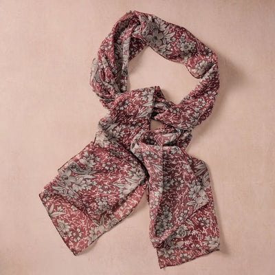 Mala Vine Chiffon Scarf - Fluent Trends