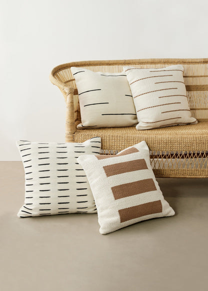 Zuri Hand-Loomed Wool Throw Pillow Kanju Interiors