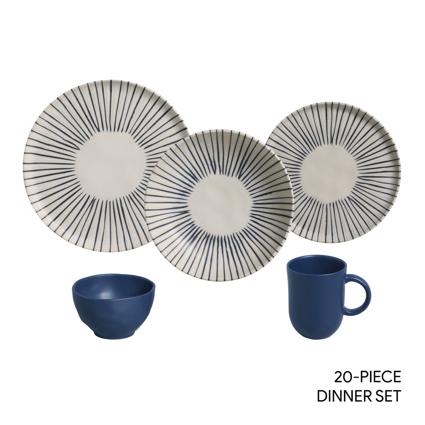 20 Pc. Dinnerware Set Powered by People