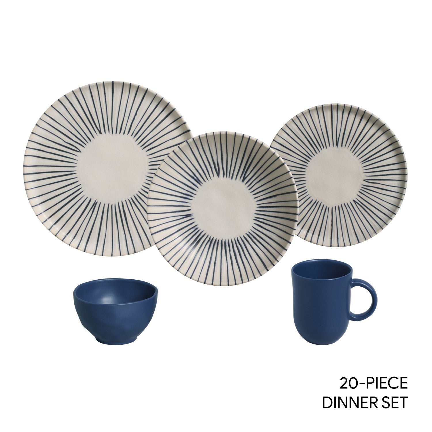 20 Pc. Dinnerware Set Powered by People