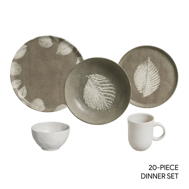 20 Pc. Dinnerware Set - Fluent Trends