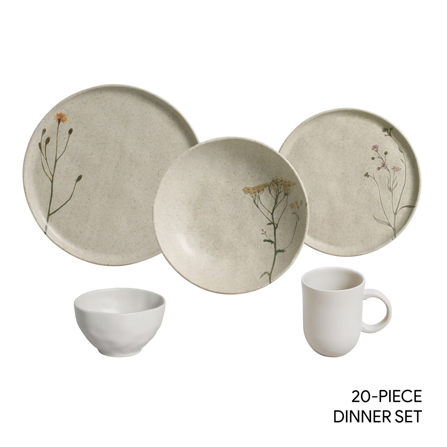 20 Pc. Dinnerware Set Powered by People